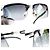Graue getönte randlose silberne Sonnenbrille Chanel 4010 - Ansicht 3