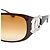 Gafas de sol tintadas marrones con logo CC plateado Chanel 6014 Castaño Plata - vista 3