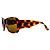 Gafas de sol Chanel Tortoise Rhinestone Swarovski 5096-b Negro Naranja - vista 4