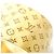 Spilla in Tessuto Nanogram M00226 di Louis Vuitton D'oro - vista 4