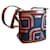 Borsa a secchiello Prada St Soho Marrone Rosso Blu Multicolore