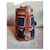 Borsa a secchiello Prada St Soho Marrone Rosso Blu Multicolore - vista 4