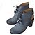 Maison Martin Margiela Scarpe stringate in pelle patinata grigia Grigio