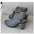 Maison Martin Margiela Scarpe stringate in pelle patinata grigia Grigio - vista 3