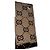 Sciarpa Gucci motivo GG lana e seta marrone beige