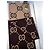 Sciarpa Gucci motivo GG lana e seta marrone beige - vista 6