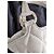 Lancel 1. Flirt M Eimer Tasche aus grauem gestepptem Leder - Ansicht 11