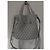 Lancel 1. Flirt M Eimer Tasche aus grauem gestepptem Leder - Ansicht 7