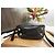 Borsa a tracolla Burberry in pelle nera con borchie argentate Nero - vista 5