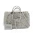 Borsa in pelle grigia Balenciaga Paper A6 370926 Marrone