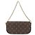 Borsa a spalla Louis Vuitton Monogram Wallet on Chain Ivy M81911 Marrone Monogramma - vista 2