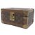 Scatola per Gioielli Coffret Trésor Monogram Louis Vuitton Marrone Rosso Monogramma