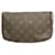 Louis Vuitton Pochette Accessoire Marrom Lona  ref.1994381