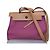 Hermès Herbag Toile 39 Rosa