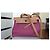 Hermès Herbag Toile 39 Rosa - vista 2