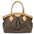 Borsa Louis Vuitton Monogram Tivoli PM M40143 Marrone Monogramma
