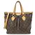 Louis Vuitton Monogram Palermo PM Tote Bag Braun