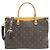 Borsa Tote Pallas Monogram Louis Vuitton Marrone D'oro