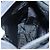 PRADA Borsa a Spalla in Nylon Nera e Argento Autentica 109422 Nero - vista 20
