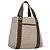 Bulgari Bolso Tote BVLGARI de lona marrón plateado auténtico bs21581 Castaño Plata