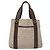 Bulgari Bolso Tote BVLGARI de lona marrón plateado auténtico bs21581 Castaño Plata - vista 13