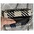 Borsa Ami in pelle intrecciata a quadri nero e bianco Argento - vista 15