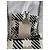 Borsa Ami in pelle intrecciata a quadri nero e bianco Argento - vista 17