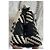 Borsa Ami in pelle intrecciata a quadri nero e bianco Argento - vista 9