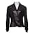 Dior Bar leather blazer Black Silk Cashmere  ref.1995847