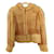 Chaqueta de visón Sam Rone Beige Caramelo Piel Piel de cordero