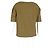 Blusa a maniche corte con spalle scese Dries Van Noten in lino khaki Verde Cachi - vista 6