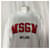 Suéter MSGM de algodón blanco con logo  - vista 10