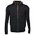 Veste parka à capuche zippée Dior avec poches en polyester noir