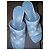 Sandali con tacco Louis Vuitton in denim blu navy 41 - vista 5