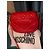 Borsa a mano Love Moschino in pelle rossa Rosso - vista 4