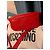 Borsa a mano Love Moschino in pelle rossa Rosso - vista 6