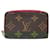 Louis Vuitton Monogram Multicart Business Card Holder Brown Fuschia Cloth  ref.1996269