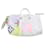 Louis Vuitton Pink Monogram Watercolor Keepall Bag Charm and Key Chain Cloth Pony-style calfskin  ref.1996433