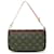 Pochette Acessórios Monograma Louis Vuitton Marrom Couro envernizado  ref.1997442