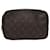 Pochete de Maquiagem Louis Vuitton Marrom Lona  ref.1998154
