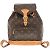 Louis Vuitton Montsouris MM Monogram Rucksack Braun Monogramm