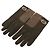 Hermès Hermes Handschuhe aus dunkelbraunem Lammleder - Ansicht 2
