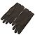 Hermès Hermes Handschuhe aus dunkelbraunem Lammleder - Ansicht 4