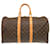 Louis Vuitton Keepall 45 Monogram Boston Bag Brown Patent leather  ref.1998294