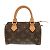 Borsa a mano Speedy Monogram Louis Vuitton Marrone - vista 2
