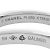 Bague Band Matelassé CHANEL en Platine 950 - vue 3
