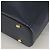 Céline Bolso de mano de cuero azul marino Auth yk17129 - vista 13