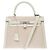 Hermès HERMES Kelly 28 Bag in White Canvas - 102428 - view 2