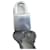 classic padlock for Hermès Kelly, Birkin handbag, brushed silver steel 2 keys, new Silver hardware  - view 1