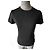 Top Chanel con logo doble CC de algodón negro